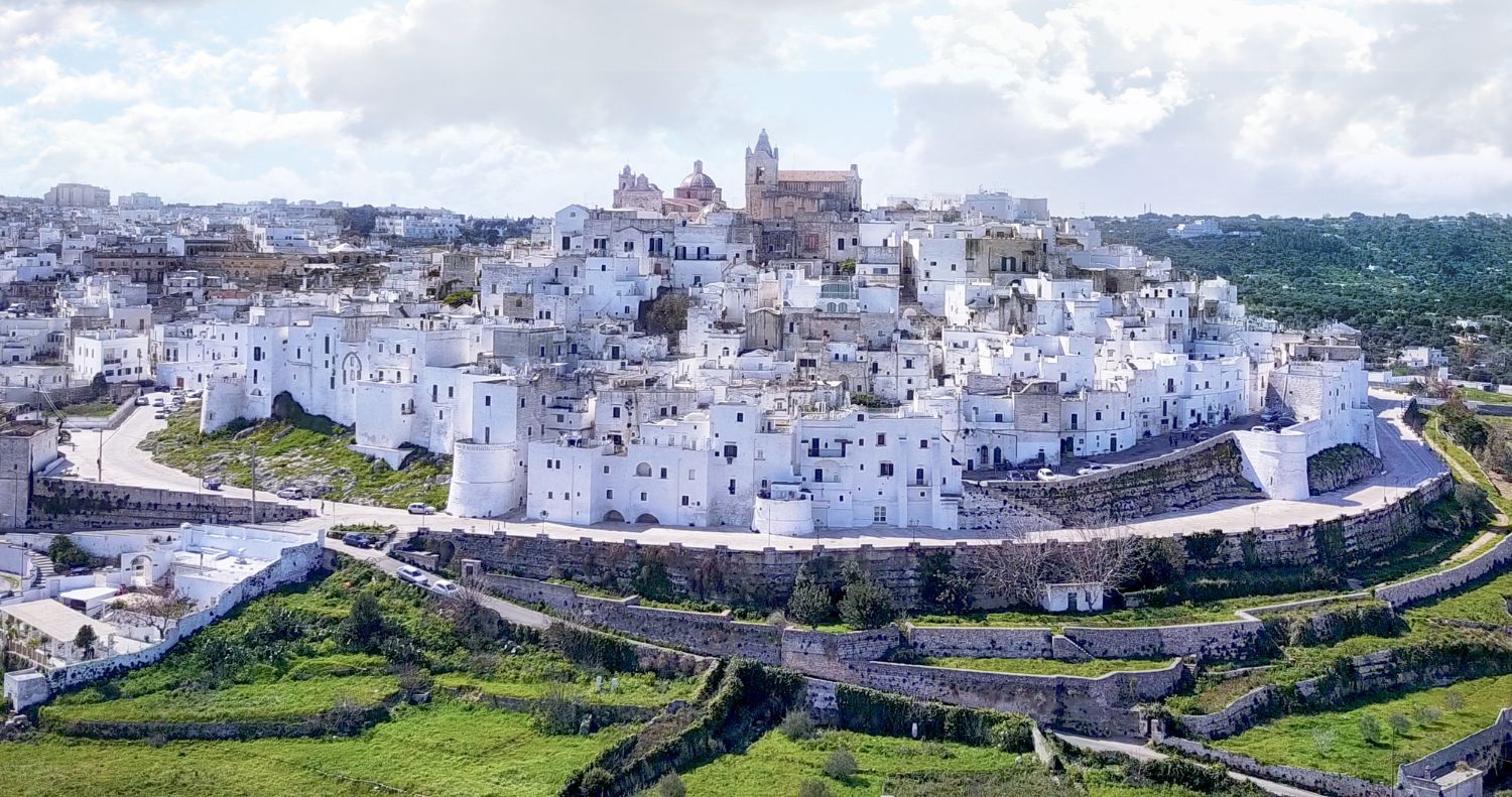 Panorama della città bianca di Ostuni