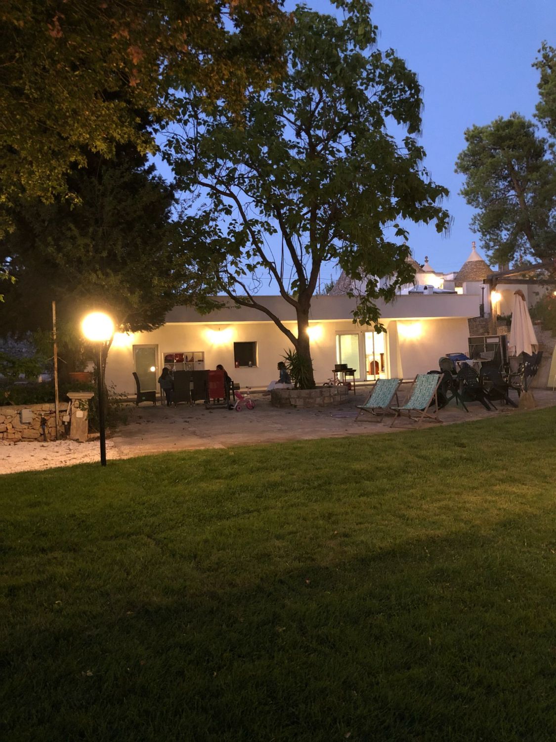 Villa al tramonto